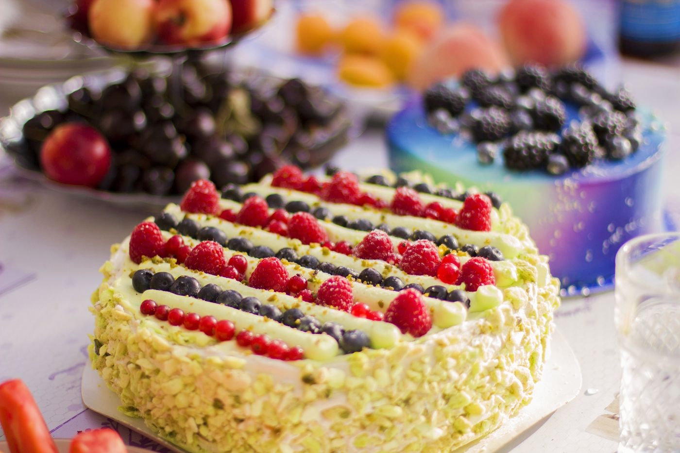 Sponge cake made with fresh eggs